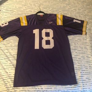 LSU #18 Nike Jersey Large (Good Condition)